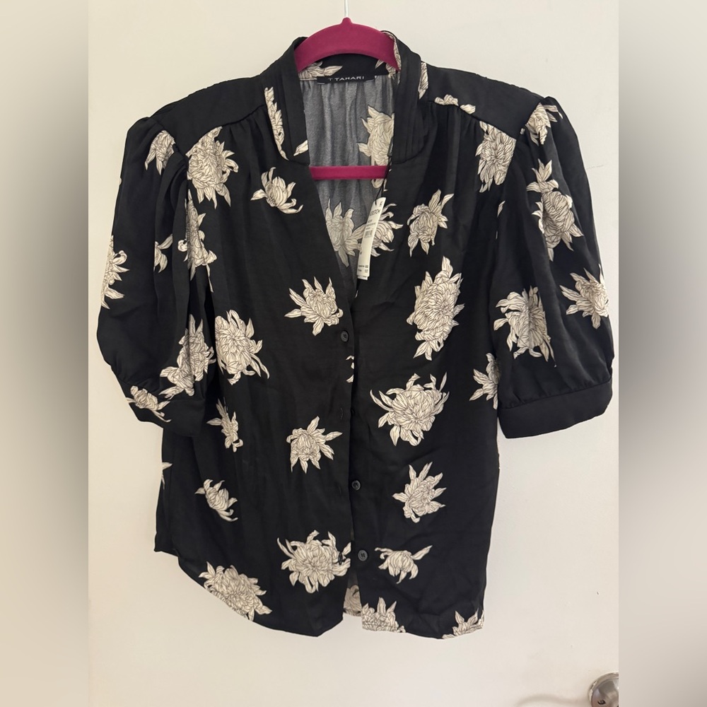 T Tahari - Floral Blouse - Small - NWT
